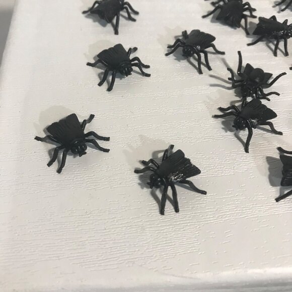 Halloween Creepy Crawly & Decor Set or Cake Deco Bugs Bats Skeletons Skull Sign - Picture 5 of 10